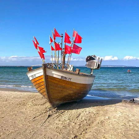 Strandeck F 662 Wg 1 Mit Meerblick, Terrasse, Wintergarten * Binz